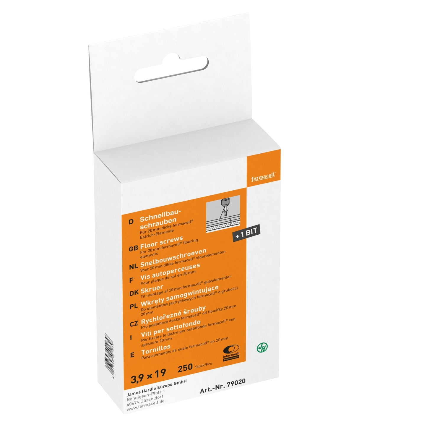 Fermacell Snelbouwschroeven - 3,9 x 19 mm - 250 Stuks