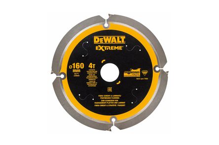 DeWALT cirkelzaagblad pcd extreme DT1470-QZ 4tands 160x20mm