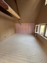 Vloerverwarming frezen Fermacell of Knauf Brio vloerplaten